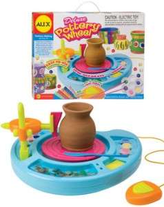 NEW* Alex Deluxe Pottery Wheel with AC Adapter kid craft teacher 