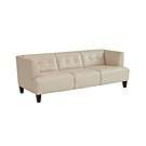 Alessia Leather Sectional Sofa, 2 Piece Chaise 109W x 65D x 28H