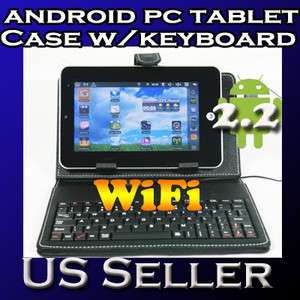 Google Android 2.2 PC Tablet M009 Netbook w/ Keyboard & Case Bundle 