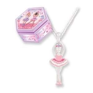  Pink Ballerina Necklace in Gift Box Toys & Games