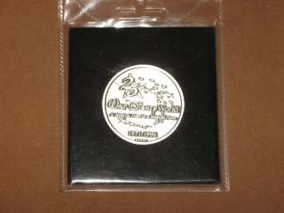 Walt Disney World 25th Anniversary Metal Coin NEW  