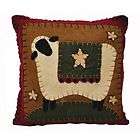 BLACK FELT PILLOW STITCHERY PENNY STAR BUTTON ACCENTS items in Anns 
