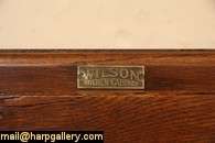 Wilson Antique Hoosier Oak Kitchen Cupboard  