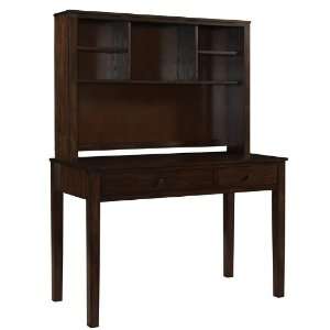  Youth Writing Desk with Hutch in Antique Walnut Finish 