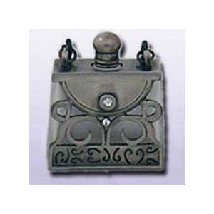  Rucci Antique Silver Handbag Perfume Bottle Beauty