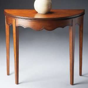    Butler Demilune Console/Hall Table   Antique Cherry