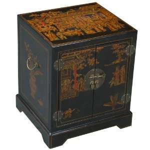  EXP Handmade Oriental Furniture   24 Antique Style Black 