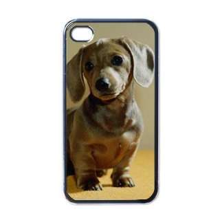 DACHSHUND DOG COVER CASE 4 APPLE IPHONE 4 MOBILE PHONE  