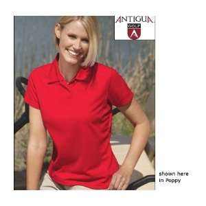  Excellence Antigua Ladies Golf Shirt (ColorDark Red   022 