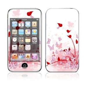  Pink Butterfly Fantasy Design Skin Decal Sticker for Apple iPod 