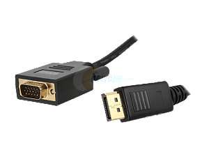 StarTech 6 ft DisplayPort to VGA Cable DP2VGAMM6 DisplayPort to VGA 