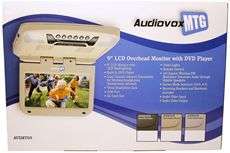 AUDIOVOX AVXMTG9P 9 GRAY FLIP DOWN MONITOR DVD/USB/SD 613815564584 