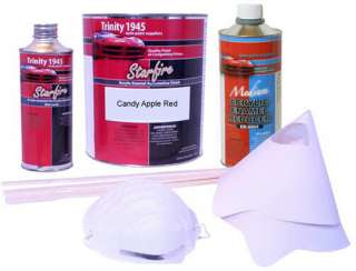 Candy Apple Red Acrylic Enamel Auto Paint Kit  