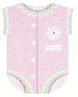 adorable pink onesie baby shower party invitations 8pk expedited 