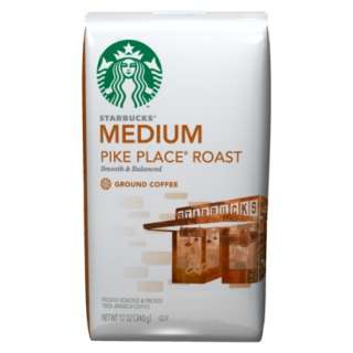 Starbucks Coffee Pike Place Roast Ground Coffee   12 ozOpens in a 