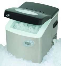 STAINLESS PORTABLE ICE CUBE MAKER MACHINE LCD DIGITAL IM 101S 