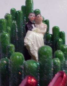 Emerald City Wizard of OZ Wedding Cake Topper ruby sli  