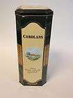   carolans finest irish cream liqueur empty tin container hinged