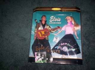 New Elvis Presley & Barbie Doll Set Collectible 50s St  