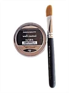 Bare Escentuals Minerals concealer brush+ well rested  