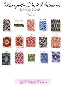 Bargello Patterns by Becky Botello vol. 1 on CD  