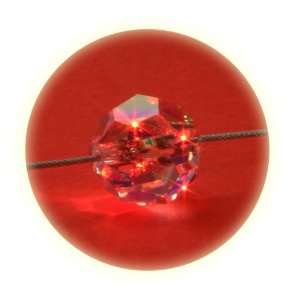  Firejewel LED Crystal Ball Necklace   Red Jewelry
