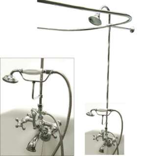 Everthing for your Clawfoot tub Faucet Package w/ Shower Ring  