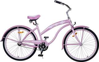 New Bike Pink Ladies 26 Beach Cruiser Bicycle  