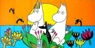 Moomin Beach Towel with Backpack Finlayson 75 x 150 cm  