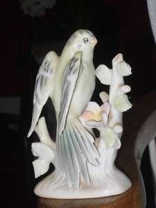 Vtg Lenwile Ardalt Verithin Parakeet 5764 Bird Figurine  