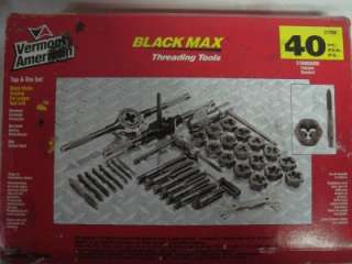  . Vermont American Black Max Threading Tools Tap and Die Kit  