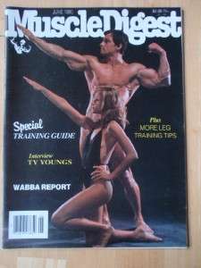 MUSCLE DIGEST bodybuilding fitness magazine/RICHARD BALDWIN 6 80 