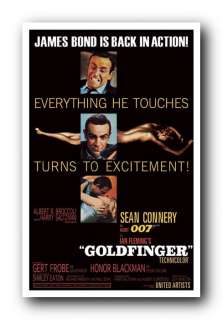 James Bond 007 Goldfinger Excitement Poster Pp31502 A 638211322507 