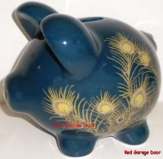Liberty of London Target PEACOCK Teal Piggy Bank 490651601358  
