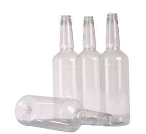 Dozen Long Neck PET Plastic Bottles 32 Ounces  