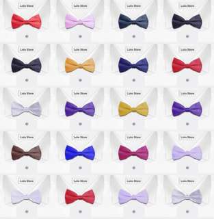 New Italian Stain High Quality Men/Kid Clip on Bow Tie  