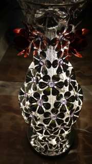Radiance standard floor lamp designer bright crystal flower pattern 