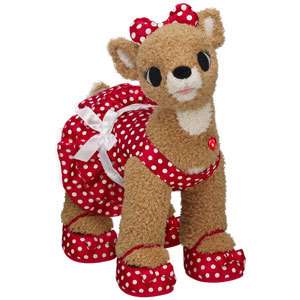 RUDOLPH 2010 BUILD A BEAR TALKING CLARICE+OUTFIT NWT  