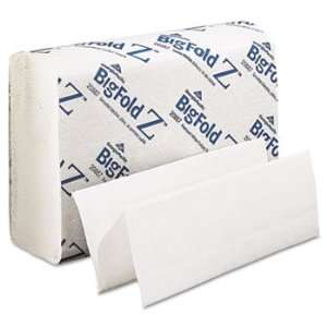   Big Fold Z Paper Towels, 10 1/5 x 10 4/5, White, 220/Pack, 10/Carton