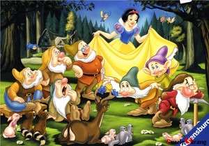 Jigsaw Puzzles 1000 Pieces Snow White Princess & Dwarfs / Disney 