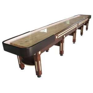  Berner Billiards Majestic Walnut 18 Shuffleboard Table 