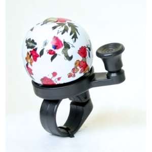  DUO Bicycle Parts Bicycle Bell #808A4   White and Flower 