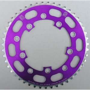 Chop Saw I BMX Bicycle Chainring 110/130 bcd   47T   PURPLE ANODIZED