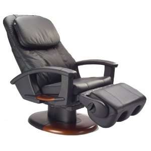   Robotic Human Touch Massage Chair   Black Leather RF