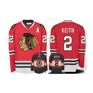 EDGE Chicago Blackhawks Authentic NHL Jerseys #2 KEITH RED Jersey SIZE 