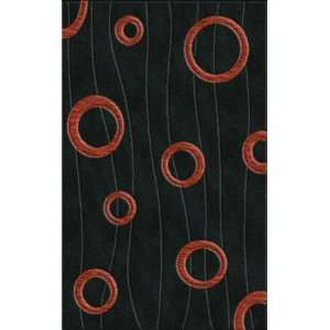   Rugstudio Riley DL23 Black Rich Red 9 X 12 Area Rug