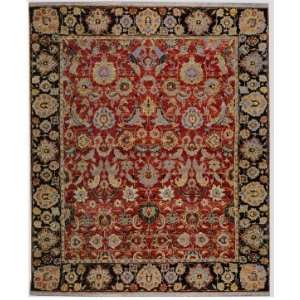  Samad Sovereign Nikolai red/black 6 X 9 Area Rug