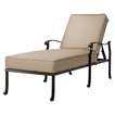 Smith & Hawken® San Rafael Metal Patio Chaise Lounge   Stucco