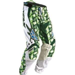  Fly Racing Kinetic Pants Green/White 28 Short Sports 