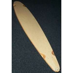  Blank Carve One Longboard Skateboard Deck Nat Sports 